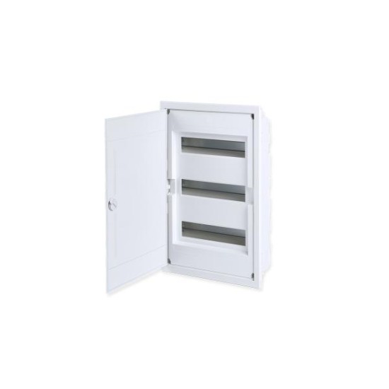 Πίνακας χωνευτός με λευκή πόρτα IP40 / 3Σειρών 36Μodule /   282U36AW - Tehnoplast