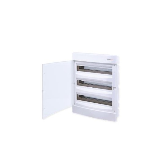 Πίνακας χωνευτός  με λευκή πόρτα IP40 / 3Σειρών 54Μodule /  282U3X18CW - Tehnoplast