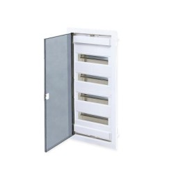 Πίνακας χωνευτός  με διάφανη πόρτα IP40 / 4 Σειρών 48Μodule /  282U48FP - Tehnoplast