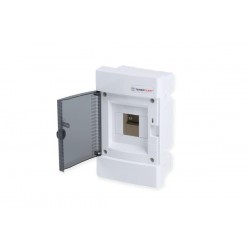 Πίνακας χωνευτός  με διάφανη πόρτα IP40 / 1Σειράς 4Μodule /  282U4C - Tehnoplast