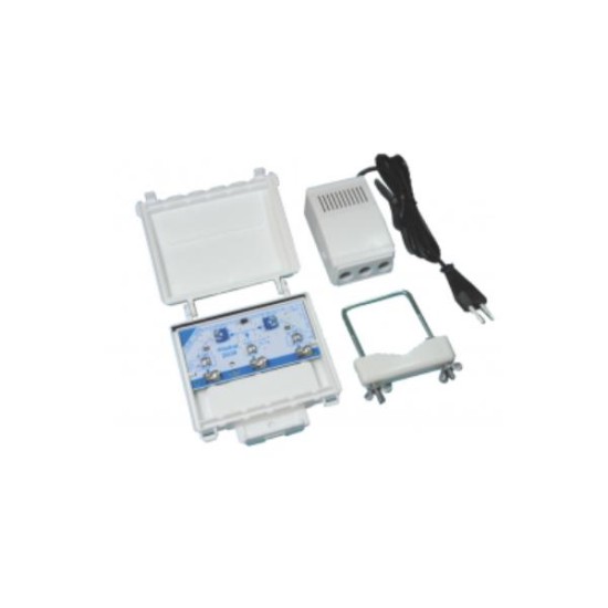 Ενισχυτής σήματος TV - Ιστού κεραίας με δύο εισόδους UHF 2U30_5G  30 dB - U30 - Mistral