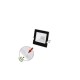 Προβολέας LED-SMD 10W Φωτοκύτταρο 4000Κ IP65 Λευκός / Μάυρος - 3-030101 - adeleq