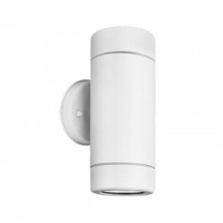 Φωτιστικό Πολυκαρμπονικό PC Επίτοιχο Διπλής κατέυθυνσης Λευκό 2XGU10 - adeleq