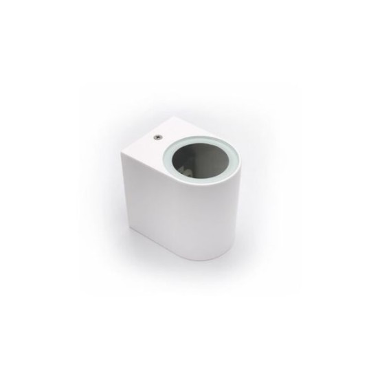 Wall Light 220-240V 1XGU10 IP54 Oval white - adeleq