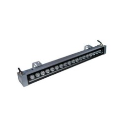 Προβολέας LED Ισχύος επιμήκης 0,5Μ 18W 10° Μπλέ  / Γκρί IP65 - 3-070184 - adeleq