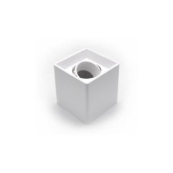 Ceiling Light 1XGU10 Square White - Adeleq