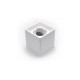 Ceiling Light 1XGU10 Square White - Adeleq
