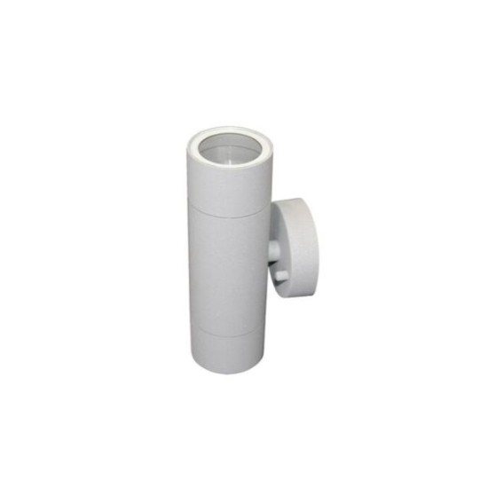 Σπότ Αλουμινίου Επίτοιχο Διπλής κατέυθυνσης επίτοιχο Λευκό Φ60 GU10 - adeleq