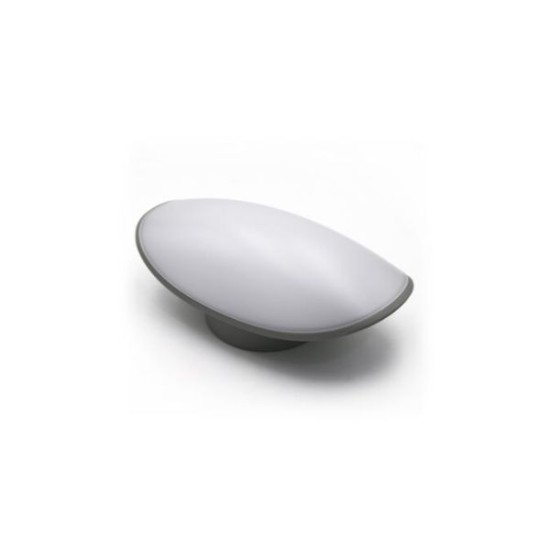 Απλικα LED Αλουμινίου Επίτοιχη 8W 3000K IP54 Γκρί - adeleq