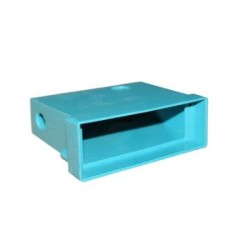 Κουτί πλαστικό για φωτιστικό διαδρόμου ορθογώνιο χωνευτό (9601 ) - adeleq