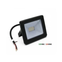 Προβολέας LED-SMD 10W 12/24VDC 4000K IP65 Μάυρο - 3-310221 - adeleq