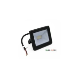Προβολέας LED-SMD 10W 12/24VDC 4000K IP65 Μάυρο - 3-310221 - adeleq