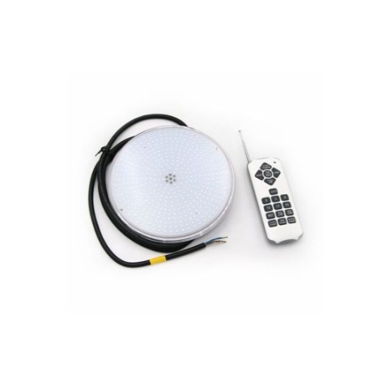 LED Λάμπα πισίνας ρητίνης 30W 12VDC IP68 RGB 2 Καλωδίων & Controller- adeleq