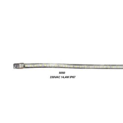 Ταινία LED 10m 230VAC 14,4W/m 60LED/m RGB  IP67 - 30-35021 - Adeleq