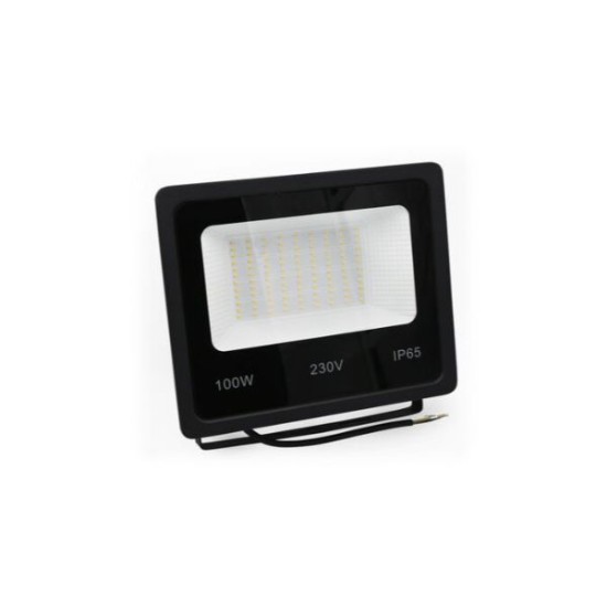 Projector led SMD 10W 230V 3100K IP65 black - adeleq