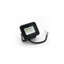 Προβολέας  LED-SMD 10W 230V 3000K IP65 Μάυρος 50cm Καλώδιο - 3-3810100 - adeleq