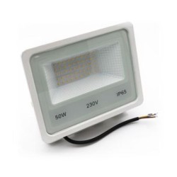 Προβολέας LED SMD 50W 230V 6200K IP65 Λευκός 50cm Καλώδιο - 3-38500 - adeleq