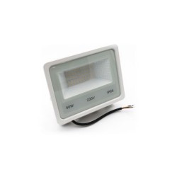 Προβολέας LED SMD 50W 230V 6200K IP65 Λευκός 50cm Καλώδιο - 3-38500 - adeleq