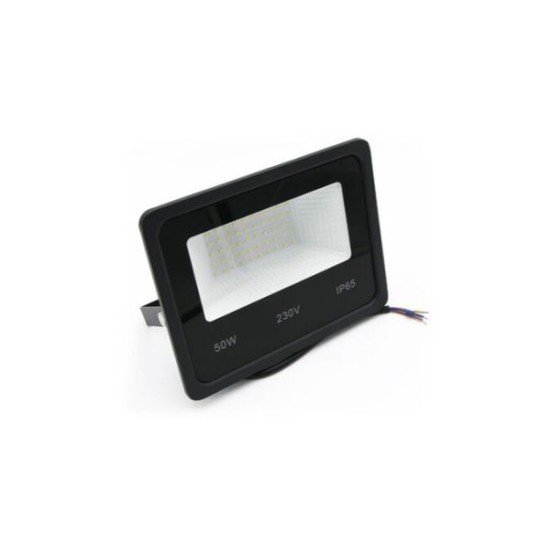 Projector led SMD 10W 230V 3100K IP65 black - adeleq