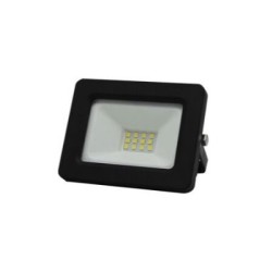 Προβολέας LED-SMD 10W 230V Μπλέ IP65 Μάυρος 50cm Καλώδιο - 3-3910114 - adeleq