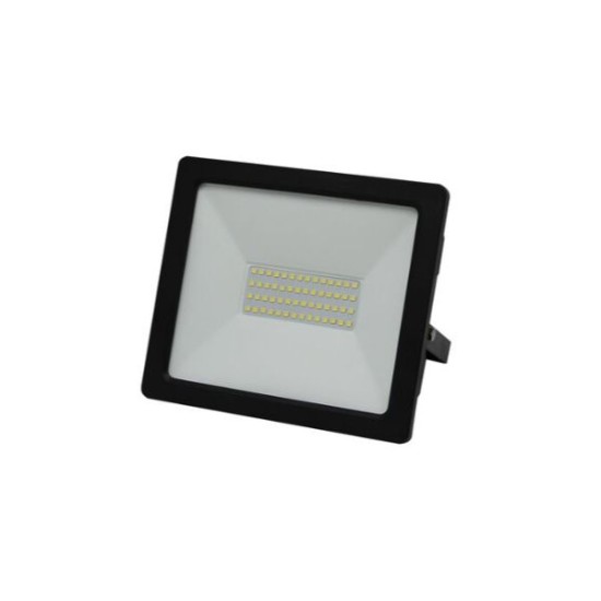 Προβολέας LED Ισχύος 10W 230V 3000K/4000Κ/6200Κ IP65 Λευκός/Μάυρος 50cm Καλώδιο - 3-391000 - adeleq