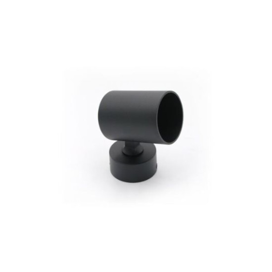 Σπότ αλουμινίου κινητό Επίτοιχο / Οροφής GU10 Μονό Λευκό D60mm - adeleq