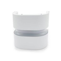 Φωτιστικό LED Αλουμινίου Επίτοιχο οβάλ Διπλής κατέυθυνσης 10W 3000k IP64 Λευκό - adeleq