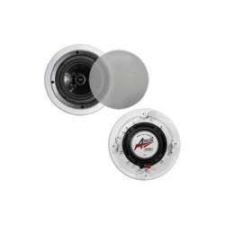 Ηχείο Ψευδοροφής Στρογγυλό 25W 8Ω Λευκό Σέτ 2Τέμ - adeleq