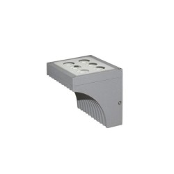 Φωτιστικό LED Αλουμινίου κυρτή μονής κατέυθυνσης 6W Θερμο Γκρί - adeleq