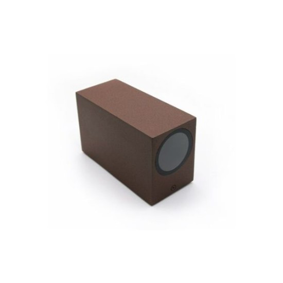 Φωτιστικό Αλουμινίου Επίτοιχο Τετράγωνο Διπλής κατέυθυνσης Λευκό 2XGU10 - adeleq