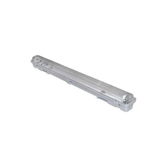 Waterproof Lighting Fitting IP65 ABS for Led T8 1x60cm (without ballast) - adeleq