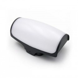 Απλικα LED Αλουμινίου Επίτοιχη 12W 3CCT IP54 Γραφίτης - adeleq