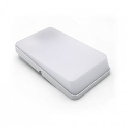 Απλικα LED Αλουμινίου Επίτοιχη 9W 3000K IP54 Λευκή - adeleq