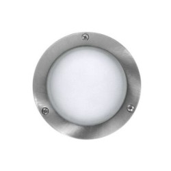 Πλαφονιέρα LED Αλουμινίου Στρογγυλή 2.4W Μπλέ Γκρί - adeleq