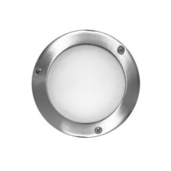 Πλαφονιέρα LED Αλουμινίου Στρογγυλή 2.4W Μπλέ Σατινέ - adeleq