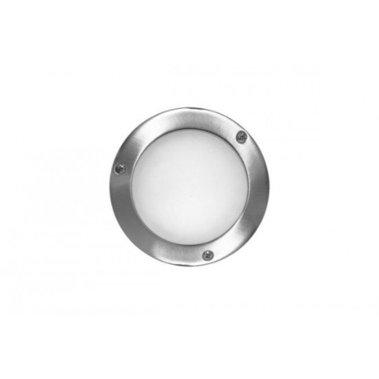 Πλαφονιέρα LED Αλουμινίου Στρογγυλή 2.4W Μπλέ Σατινέ - adeleq