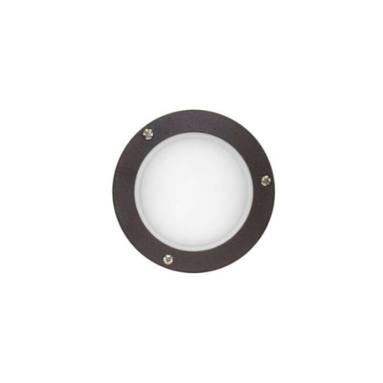 Πλαφονιέρα LED Αλουμινίου Στρογγυλή 2.4W Ψυχρό σκουριά - adeleq