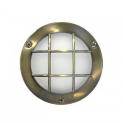 Πλαφονιέρα πλέγμα LED Αλουμινίου Στρογγυλή 2.4W Θερμό Αντικέ - adeleq