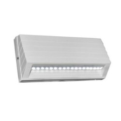 Φωτιστικό LED αλουμινίου εξωτερικό κυρτό 3.2W 3000Κ Ψυχρό Λευκό - adeleq