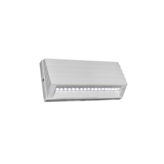 Φωτιστικό LED αλουμινίου εξωτερικό κυρτό 3.2W 3000Κ Ψυχρό Λευκό - adeleq