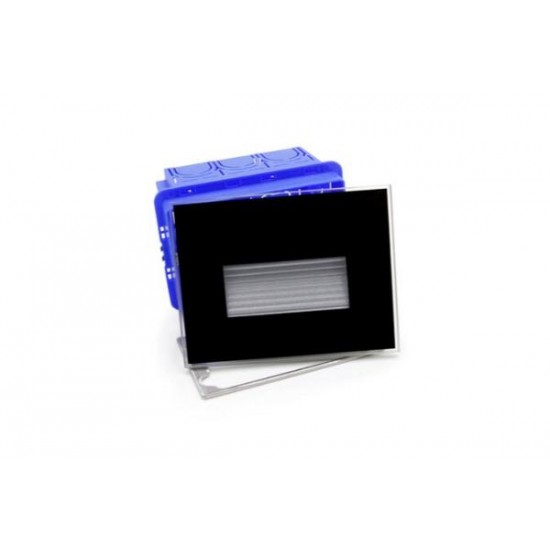 LED Φωτιστικό χωνευτό αλουμινίου εμμέσου 4W 230V CCT Λείο Γυαλί λευκό - adeleq