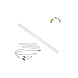 Φωτιστικό κουζίνας LED T5 120cm 20W CCT Λευκό - adeleq