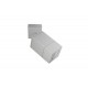 Wall mounted Aluminum Square movable Spot lighting fitting 9161 GU10 IP54 grey - adeleq