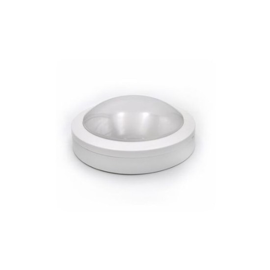 LED Ceiling PC Round D:170MM 8W 3000K IP65 White - adeleq 