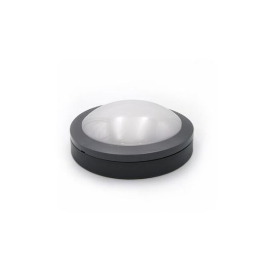 LED Ceiling PC Round D:170MM 8W 3000K IP65 White - adeleq 