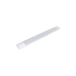Φωτιστικό LED Οβάλ PC 60cm 18W 4000k 230V Λευκό με διακόπτη IP20 - adeleq