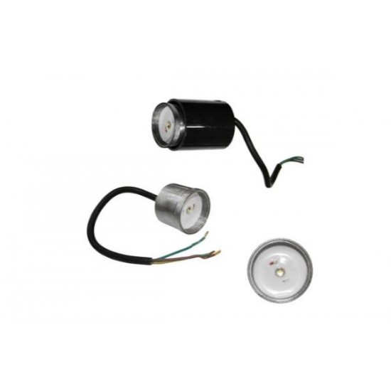 Φωτιστικό LED αλουμινίου Διαδρόμου Χωνευτό με κουτί 1W 15° 230VAC Θερμό 950300 - adeleq