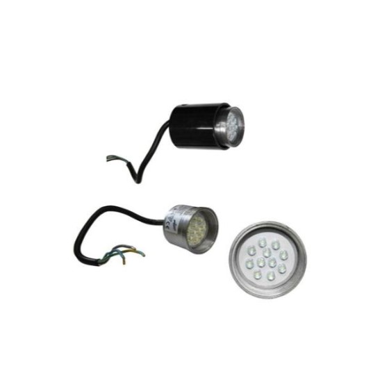 Φωτιστικό LED αλουμινίου Διαδρόμου Χωνευτό με κουτί 0.4W 45° 230VAC Θερμό 95031100 - adeleq