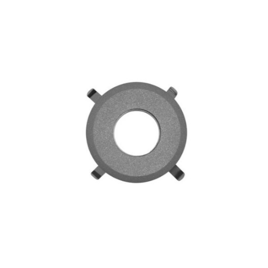 Πλάισιο στρογγυλό αλουμινίου φωτιστικού χωνευτό (9503 ) 15° Λευκό  - adeleq