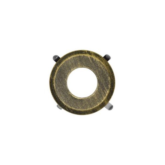 Πλάισιο στρογγυλό αλουμινίου φωτιστικού χωνευτό (9503 ) 15° Λευκό  - adeleq